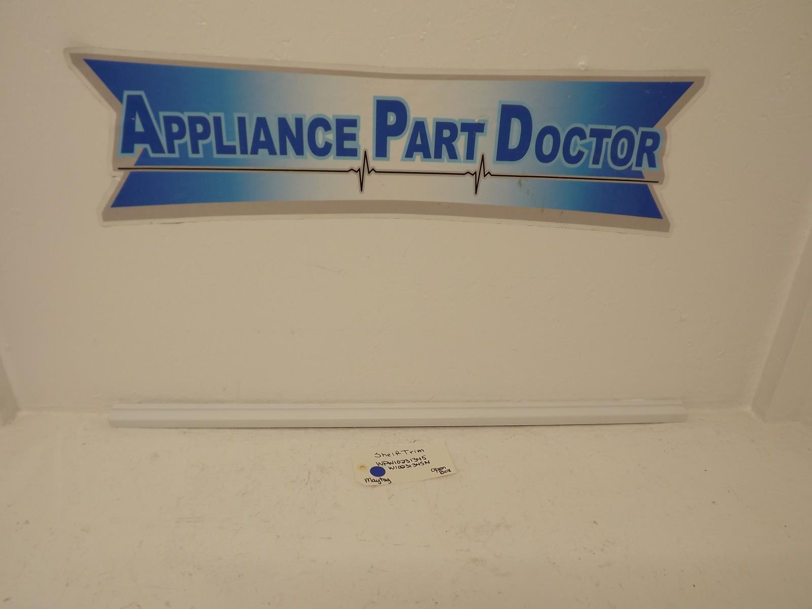 Maytag Refrigerator WPW10231345 W10231345N Shelf Trim Open Box Maytag Refrigerator WPW10231345 W10231345N Shelf Trim Open Box